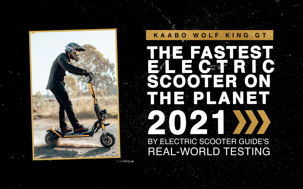 The fastest electric scooter: Kaabo Wolf King GT